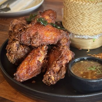 Hanuman Thai Eatery - Gai Todd Hat Yai: Chef Jenny's Hometown Famous Street Food of Fried Chicken and Sticky Rice with House Recipe Dipping Sauce & Fried - Thai Near Me - Costa Mesa, California Hanuman Thai Eatery - Gai Todd Hat Yai: Chef Jenny's Hometown Famous Street Food of Fried Chicken and Sticky Rice with House Recipe Dipping Sauce & Fried - Thai Near Me - Costa Mesa, California