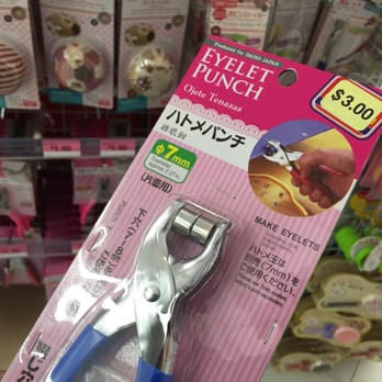 Daiso - Such a great buy for an eyelet puncher for all you crafters! - Discount Store Near Me - San Diego, California Daiso - Such a great buy for an eyelet puncher for all you crafters! - Discount Store Near Me - San Diego, California