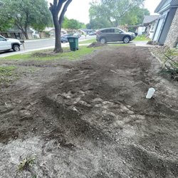 Gentry Plumbing Services - The after of the sewer line replacement once it was backfilled and and cleaned up.