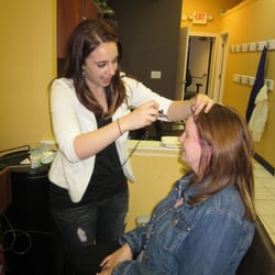 Beau Geste Hair Studio - GIANNA DOING AIRBRUSH MAKEUP