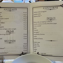 BAR Ristorante Roma - Menu