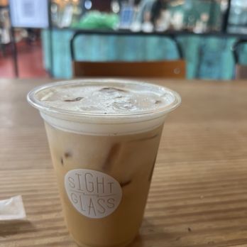 Sightglass Coffee - ICED BROWN BUTTER MISO CARAMEL LATTE w/ Cold Foam - Coffee & Tea Near Me - Los Angeles, California Sightglass Coffee - ICED BROWN BUTTER MISO CARAMEL LATTE w/ Cold Foam - Coffee & Tea Near Me - Los Angeles, California
