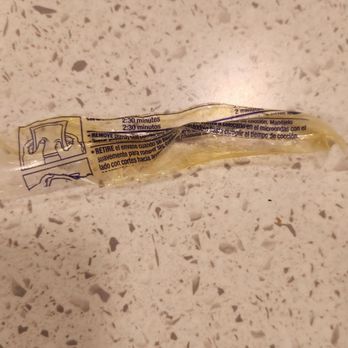 Applebee's Grill + Bar - He said this isn't plastic in my mac and cheese and pulled it out. It's the directions of how they make it.! - American Near Me - Chico, California