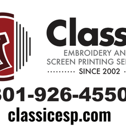 Classic Embroidery & Screen Printing - Full logo