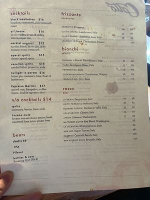 Menu photo 2 Cotto Belltown Seattle, WA Menu photo 2 Cotto Belltown Seattle, WA