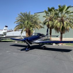 Thermal Aviation - Vans RV9A parked at Thermal Aviation FBO.