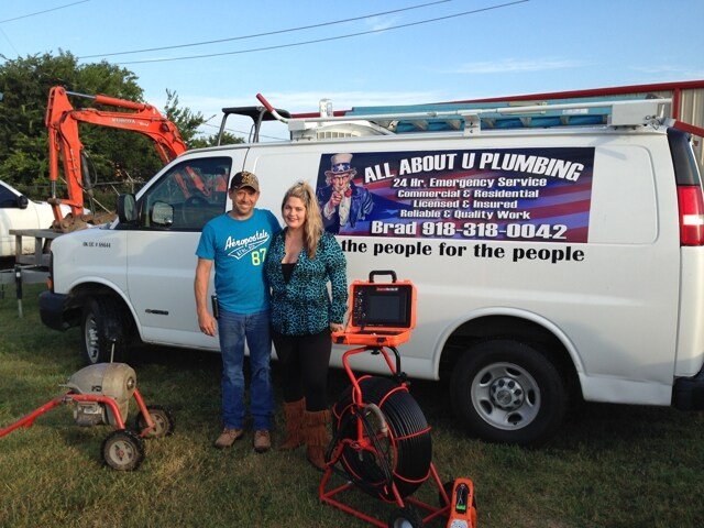 Slide of All About U Plumbing