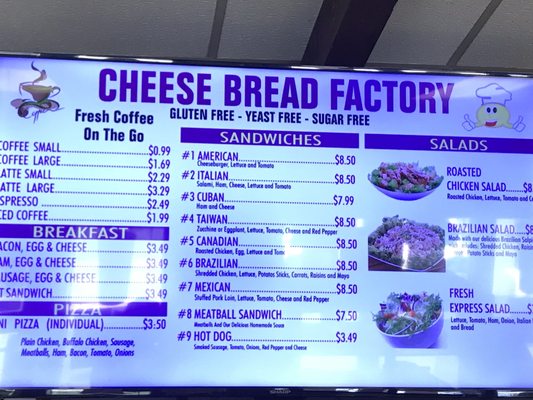 Menu photo 1 Cheese Bread Factory Newtown, CT