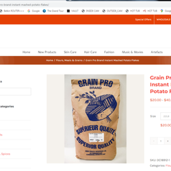 De Chosen African Market - Pic if their website today - July 6/20