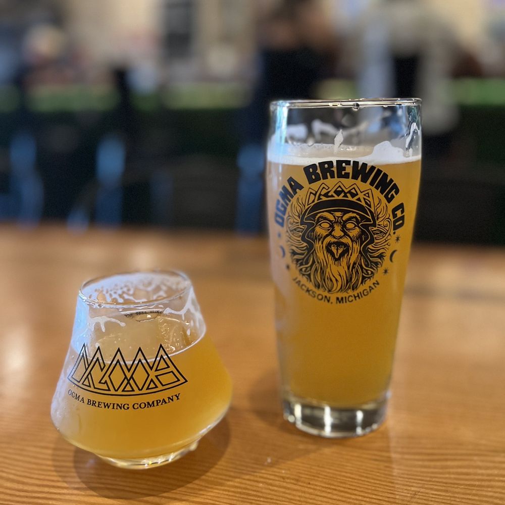 Ogma Brewing - Soul bender (left) - Breweries Near Me - Jackson, Michigan Ogma Brewing - Soul bender (left) - Breweries Near Me - Jackson, Michigan