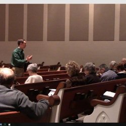 Collierville Church of Christ - Aaron Cozort teaching adult Bible Class on Wednesday night