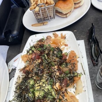 Yard House - Poke nachos and sliders with fries - Bars Near Me - Roseville, California