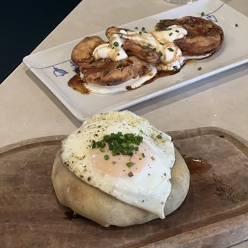 Krasi - Pita with fried egg and Lalagites - Mediterranean Near Me - Boston, Massachusetts Krasi - Pita with fried egg and Lalagites - Mediterranean Near Me - Boston, Massachusetts