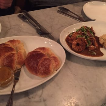 Mignonette - Yummy croissant and BBQ shrimp appetizer - New American Near Me - Miami, Florida Mignonette - Yummy croissant and BBQ shrimp appetizer - New American Near Me - Miami, Florida