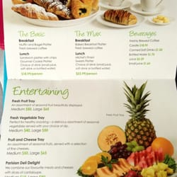 Michel's Bakery Cafe - All-day-catering menu