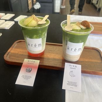 Krém - Presentation beautiful - Bubble Tea Near Me Krém - Presentation beautiful - Bubble Tea Near Me