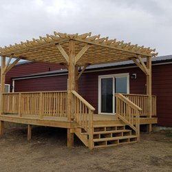 Maverick Construction - Deck and Pergola built in Buffalo, Wy
