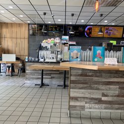 Boba King - No seating inside. Only outside