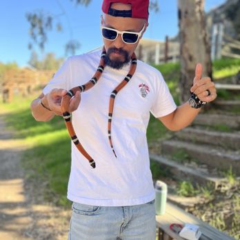 Reptacular Ranch - Photos with Rojo the snake - Ranches Near Me - Sylmar, California Reptacular Ranch - Photos with Rojo the snake - Ranches Near Me - Sylmar, California