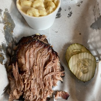 Firehole Bar-B-Que - 1/2 brisket and max n cheese - Barbeque Near Me - West Yellowstone, Montana