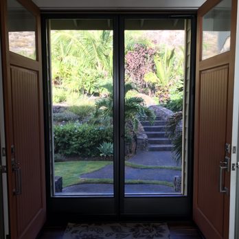 Aloha Screen Doors - View looking out through front - Door Sales/Installation Near Me - Kahului, Hawaii