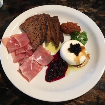 XO Restaurant - Buratta, Prosciutto, Tomato Jam, Breadshop Rye Appetizer - Asian Fusion Near Me - Honolulu, Hawaii