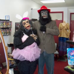 Costumes With Character - "Bunny" CWC's ballerilla and the boy she's gone ape over; Rusty