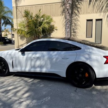 Wheel Recon Express - After (OEM wheels powder coated gloss black, calipers painted orange) - Wheel & Rim Repair Near Me Wheel Recon Express - After (OEM wheels powder coated gloss black, calipers painted orange) - Wheel & Rim Repair Near Me
