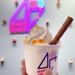 Dessert Corner - Dessert Corner - Thai ice cream roll with Mango Tango flavour