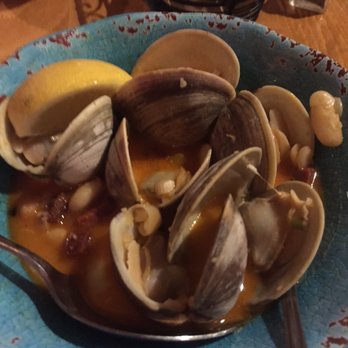 Cafe Azafran - Clams with chorizo and white beans - Breakfast & Brunch Near Me - Rehoboth Beach, Delaware