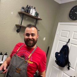 The Mens Hair House - Chad in action