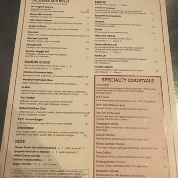 Ralph’s Zucca Pizza - Menu - Pizza Near Me - Kennesaw, Georgia