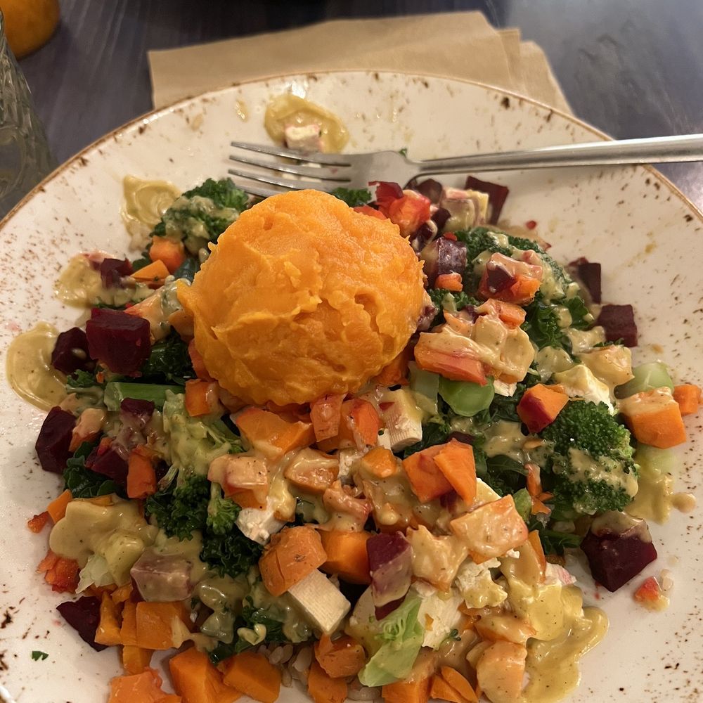 Rainbow Harvest Bowl - delicious!! Rainbow Harvest Bowl - delicious!!