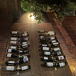 Happinez Wine Bar - Wine wall