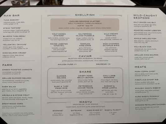 Menu photo 4 AYA Rohnert Park, CA