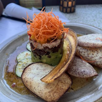 C Level - Ahi tuna stack - New American Near Me - San Diego, California