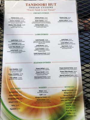 Menu photo 7 Tandoori Hut Seattle, WA Menu photo 7 Tandoori Hut Seattle, WA