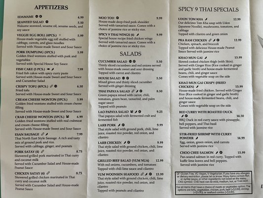 Menu photo 1 Spicy 9 Thai Aurora, CO