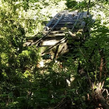 Whatcom Falls Park - An abandoned railroad track - Dog Parks Near Me - Bellingham, Washington