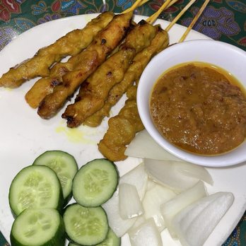Malay Restaurant - chicken skewers - Malaysian Near Me - Flushing, New York