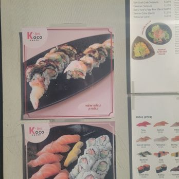Koco Sushi - Menu items - Sushi Bars Near Me - Santa Ana, California