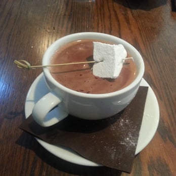 Mindy's Bakery - Half & Half. Hot Chocolate & Espresso. Very yummy! I also had the cheese burger & chips. - Desserts Near Me - Chicago, Illinois Mindy's Bakery - Half & Half. Hot Chocolate & Espresso. Very yummy! I also had the cheese burger & chips. - Desserts Near Me - Chicago, Illinois