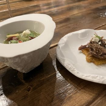 Atelier - gazpacho and jibarito - New American Near Me - Chicago, Illinois