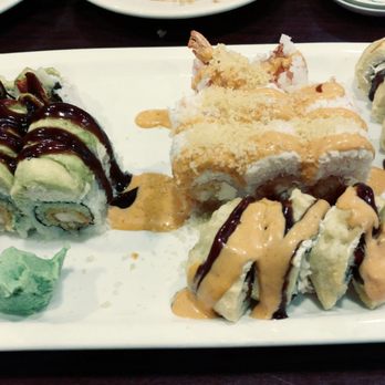 Golden Ginger Bistro - Mamma Mia( minus eel on top), The Liz(minus jalapeno), and the Vegas. All fantastic!! The Liz is my all time fav. - Asian Fusion Near Me - Clearfield, Utah Golden Ginger Bistro - Mamma Mia( minus eel on top), The Liz(minus jalapeno), and the Vegas. All fantastic!! The Liz is my all time fav. - Asian Fusion Near Me - Clearfield, Utah