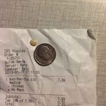 IB’s - My chipped tooth due to bone in the chicken - Sandwiches Near Me - Berkeley, California