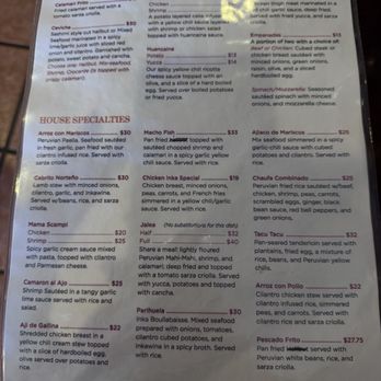 Inka Mama's - Menu September 2026 - Peruvian Near Me - Foothill Ranch, California