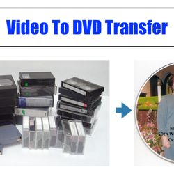 Video Express - We can transfer any video format to DVD or MP4 file.