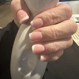 Pink & white dip