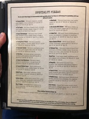 Menu photo 6 Sugar River Pizza Verona, WI