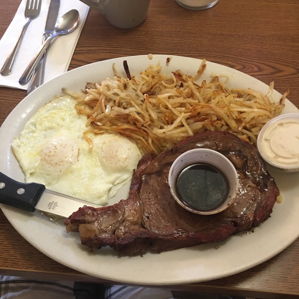 Terry's Breakfast & Lunch - Prime rib and eggs - Breakfast & Brunch Near Me - Spokane Valley, Washington